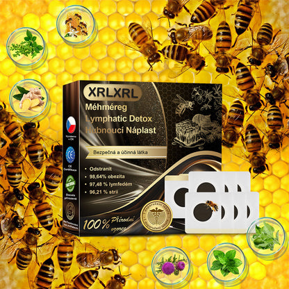 🔥50% sleva - [CE Certifikace] 🐝XRLXRL™ Méhméreg Lymphatic Detox Hubnoucí Náplast